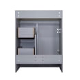thumbnail image 4 of Wyndham Fully Assembled Wood Vanity Cabinet in Gray 24-in. x 18-in., 4 of 7