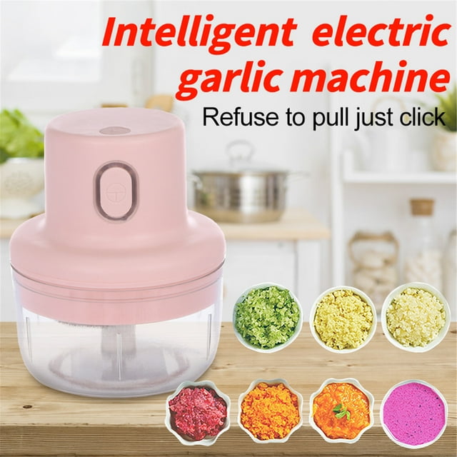 NARABB Mini Garlic Chopper, Garlic Press Mincer Pepper Chili Vegetable Meat Grinde - Kitchen Utensils