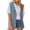 Light Blue, variant on Teissuly Women's Vest Waistcoat Trend Casual Sleeveless Vest Cardigan