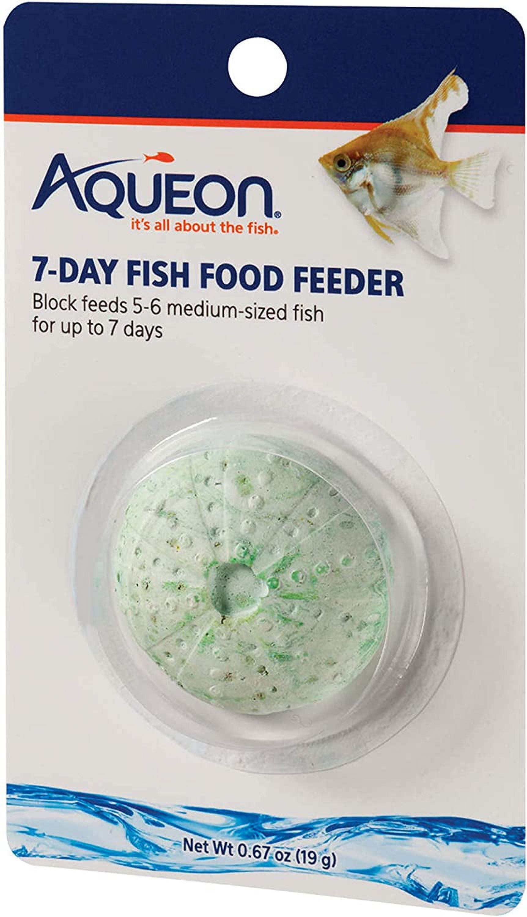 Aqueon 7-Day Fish Food Feeder, 1 Pack 