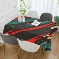 thumbnail image 2 of Yayeee Tablecloths 60" x 90" Rectangle Wrinkle Resistant Party Table Cover, Green Stars Abstract, 2 of 8