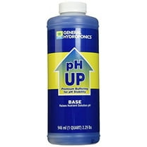General Hydroponics pH Up Liquid Fertilizer, 1-Quart