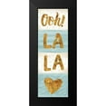 thumbnail image 2 of Mollie B. 9x18 Black Modern Framed Museum Art Print Titled - Ooh! La La, 2 of 5