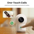 thumbnail image 2 of Cámara de seguridad AOSU 2K Indoor con vista de 360°, WiFi, compatible con Alexa, 2 of 5