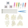 thumbnail image 3 of Juego de manualidades y artes de pintura de cristal Hugo para niños y adultos pintado a mano, 3 of 10