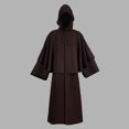 thumbnail image 4 of GDREDA Chapeaux pour Femmes Unisexe Robe à Capuche Couleur Unie Marron,G, 4 of 4