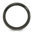 thumbnail image 3 of Titanium Black Ti Grooved Two-tone 8mm Band, 3 of 5