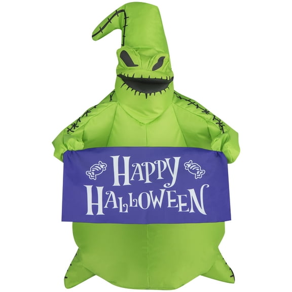Halloween Airdorable Mini Yard Inflatables Disney NBC Oogie Boogie 15.35 in x 7.874 in x 18.50 in 0.57 lb, Indoor/Outdoor Décor, by Gemmy