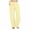 B-Yellow, variant on Rciityk Linen Pants Women Drawstring Elastic Waist Wide Leg Pants Casual Loose Ladies Trousers with Pockets Summer Beach Vacation Clothes