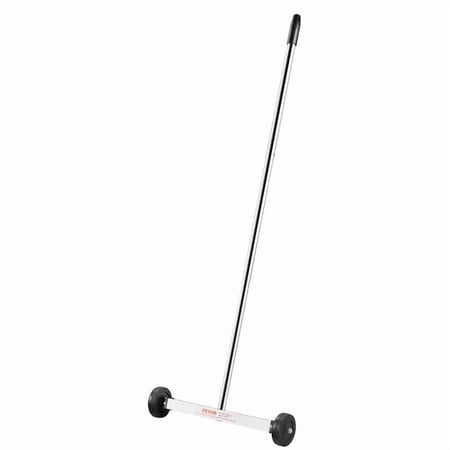 Enhanced 15-Inch Magnetic Sweeper with Wheels - 8 lbs Capacity & Adjustable Handle for Easy Cleanup