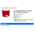 thumbnail image 2 of Left Tail Light Assembly - Compatible with 1978 GMC C15 Suburban, 2 of 2