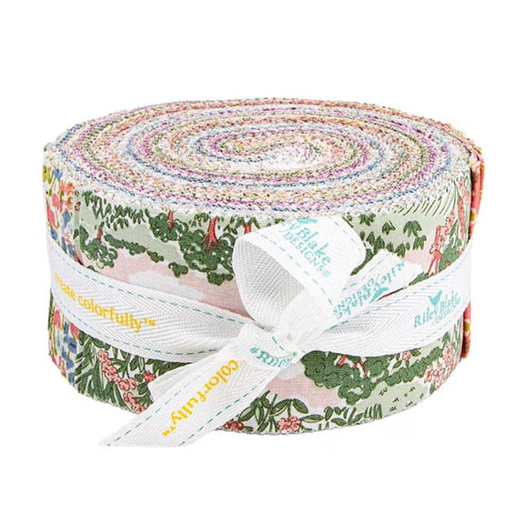 Riley Blake - Botanist's Walk 2.5" Rolie Polie by Liberty Fabrics 40 pcs