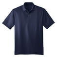 thumbnail image 5 of Yellow Rooster Men's Performance Fine Jacquard Polo True Navy 4XL, 5 of 6