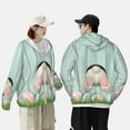 thumbnail image 6 of Gaeub White Bunny Bottom And Easter Eggs Men's and Women's UPF 50+ Long-Sleeved Sun Protection Clothing, Fishing Shirt Long Sleeve Zip - Medium, 6 of 9