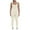 Beige, variant on SwiftWear Womens Seamless Ribbed Gym Workout Jumpsuits Solid Tight Sleeveless Yoga Jumpsuits Shapewear S