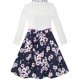 thumbnail image 3 of Vestido de Niña Encaje Perla Flor de Ciruelo Elegante Vestido de Princesa 7, 3 of 6