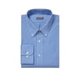 thumbnail image 3 of Van Heusen - Camisa de vestir con cuello abotonado a cuadros de ajuste regular para hombre, bígaro, Van Heusen V0225, 3 of 7