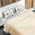 thumbnail image 5 of Yayeee Pillowcase Standard Size Set of 2 Satin Wrinkle Resistant Pillow Case, Red Nordic Christmas House, 5 of 7