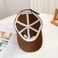 thumbnail image 6 of AJGRHE Women Adult Bow Embroidered Baseball Cap Daily Outdoor Campus Casual Classic Structured Fit Hat Coffee One Size, 6 of 6