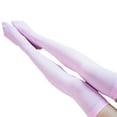 thumbnail image 2 of MZXELPRJD No Show Socks Womens Fashion Over Knee High Temptation Stretch Nylon Socks New, Womens Crew Socks Pink, 2 of 2