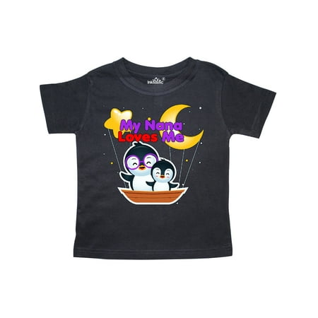 

Inktastic My Nana Loves Me Penguin Gift Toddler Boy or Toddler Girl T-Shirt