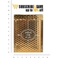 thumbnail image 2 of Paquete de 10 sobres de burbujas metálicos de 6 x 9. Sobres de burbujas dorados de 6 x 9; Sobres de embalaje Sobres publicitarios de burbujas con despegar y sellar; Embalaje acolchado, 2 of 7