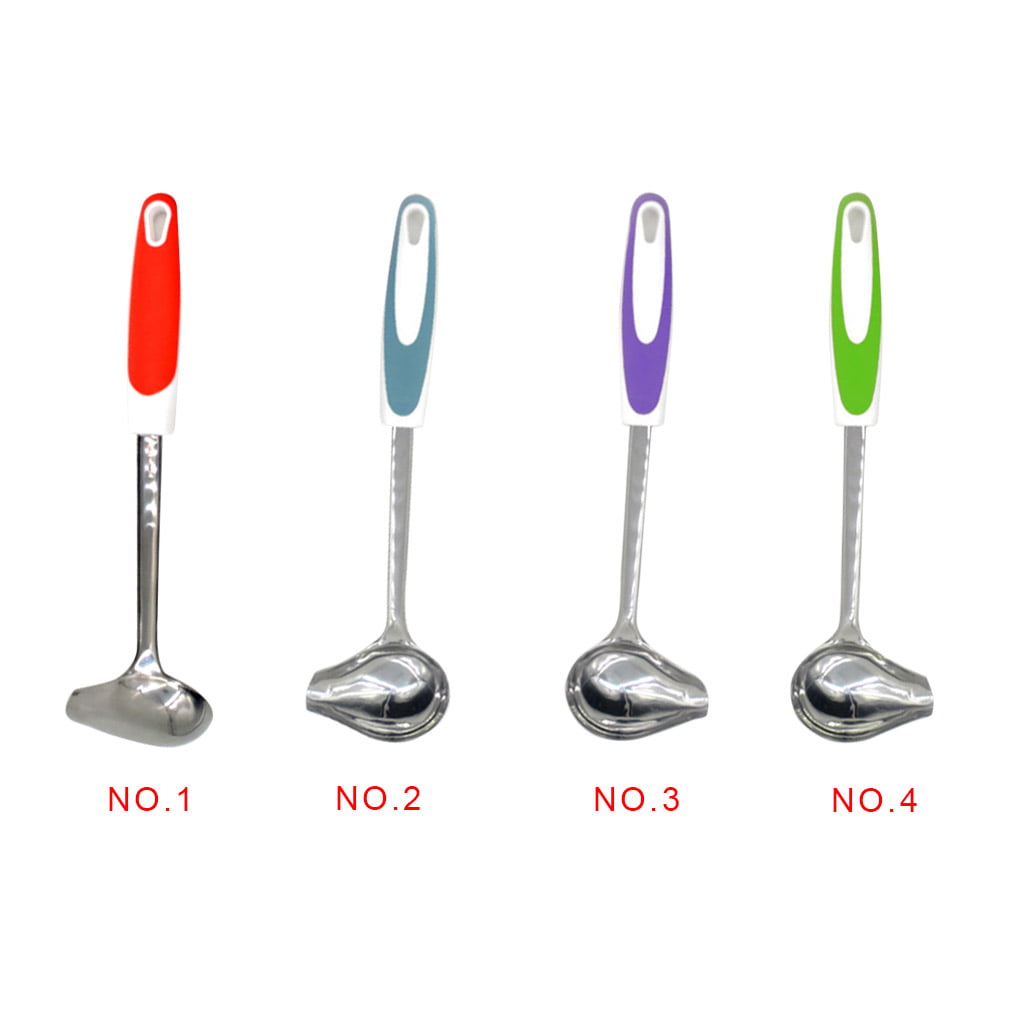 Kitchen Stainless Steel Spoon Mint Sauce Ladle Sauce with Spout 
