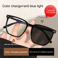 thumbnail image 4 of TNOBHG Color-changing Sunglasses Unisex Summer Sunglasses Retro Color-changing Pc Lens Anti-uv Block Sunlight Vacation Beach Spectacles Outdoor Eyewear, 4 of 8