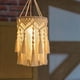 thumbnail image 4 of 2X Pantalla de Lámpara Boho, Lámpara Colgante Boho Pantalla de Lámpara de Macramé Hecha A Mano Luz Colgante Enchufable, Luces Colgantes Bohemias, 4 of 5