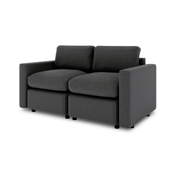 Sillón Loveseat Seccional Modular Adapti | Gris Carbón