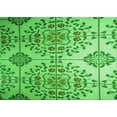 thumbnail image 1 of Ahgly Company Machine Washable Indoor Rectangle Transitional Emerald Green Area Rugs, 6' x 9', 1 of 7