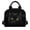Black Cat Portrait, variant on POLERO Personalized Thermal Lunch Tote for Travel Daily, Aluminum Film Material Reinforced Stitching Lunch Cooler Bag, Turtle Print