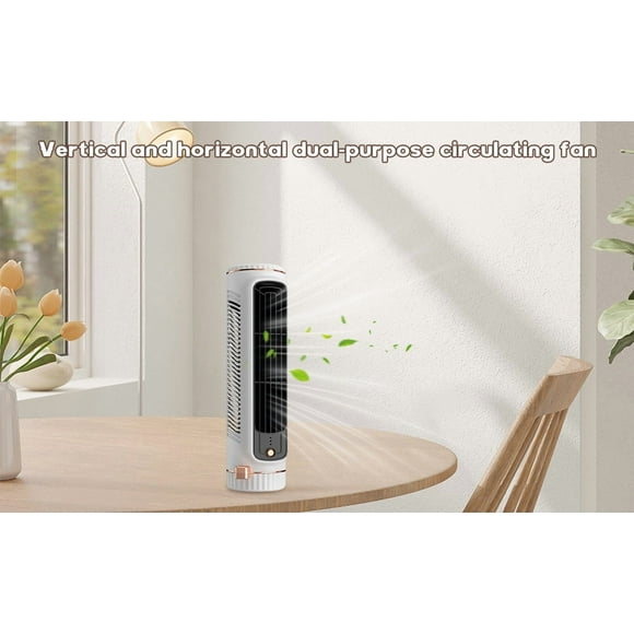 Ventilador Refrigerador Escritorio Sin Buque Refrigeración USB CARGA 3 Velocidades () White