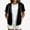 Black, variant on HAOTAGS Girls Hooded Sweatshirt Jacket Loose Short Sleeve Zipper Hoodie Blue Size 9