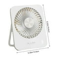 thumbnail image 3 of UttpKLBx Clearance Summer Fan 3 Speeds Personal Small Hand Fan 2024 New Cool Air Fan Usb Rechargeable Personal Fan, for Room Desk Office (White), 3 of 7