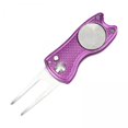 thumbnail image 1 of 2x Acero Inoxidable Able Tool Golf Putting Green Reparación Golfista Capacitación Accesorio Zulema chuleta de golf, 1 of 8