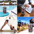 thumbnail image 7 of SKYSONIC Mushrooms Tumbler Stainless Steel Double Wall Vacuum Reusable Insulated Mug with Straw and Built-in Coaste for Cold and Hot Beverages, 20oz, 7 of 7