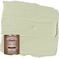 Glidden Fundamentals Pickling Spice / Green Semi-Gloss Exterior Paint, 1 Quart