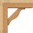 thumbnail image 3 of Ekena Millwork 8"W x 26"D x 26"H Funston Block Rough Sawn Bracket w/ Offset Brace, Western Red Cedar, 3 of 25
