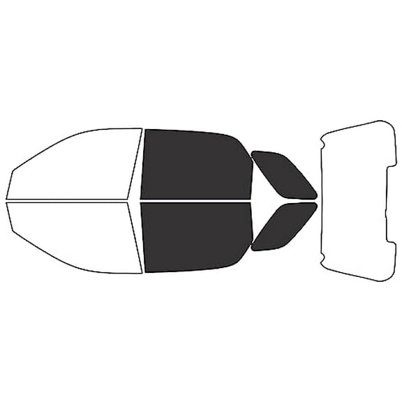Rvinyl Window Tint Kit Compatible with Kia Sportage 2005-2010 - Back Precut Kit - 20%