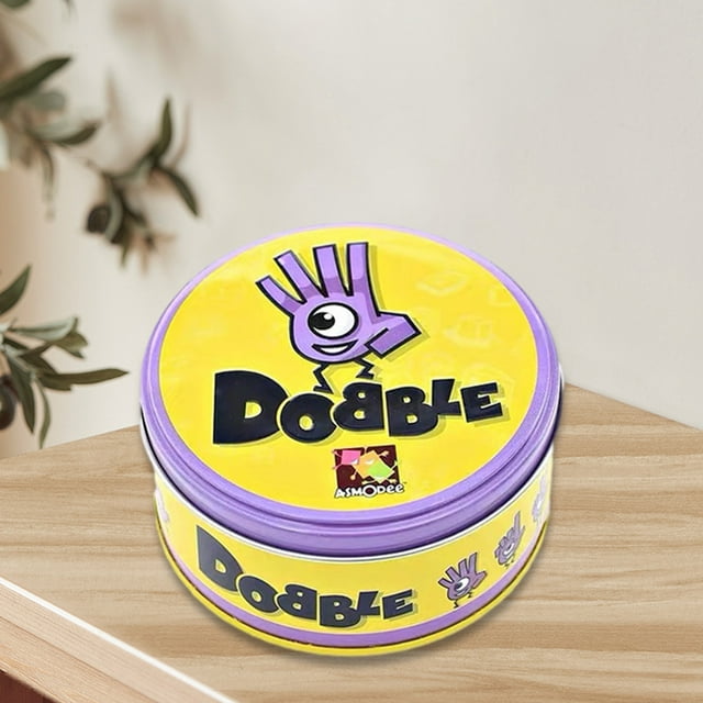 Juego doble de cartas papel revestido juego de cartas Spot It Dobble regalos de vacaciones para niños Hugtrwg Para estrenar