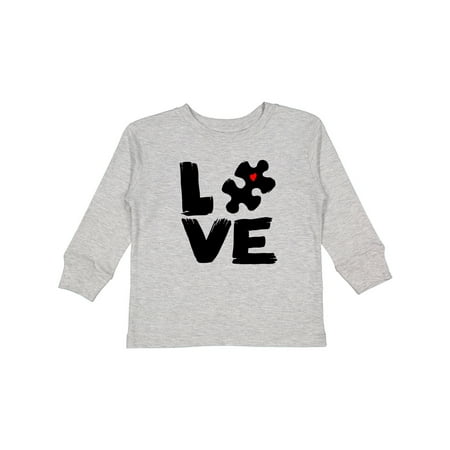 

Inktastic Autism Awareness Puzzle of Love Gift Toddler Boy or Toddler Girl Long Sleeve T-Shirt