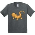 thumbnail image 3 of Inktastic Cute Smiling Bearded Dragon Youth T-Shirt, 3 of 5