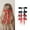 0 Red*2&Black*2, variant on Tisoloow Hair Bows for Women Hair Clip Ribbon Bowknot Hair Clips for Women with Long Tails Hair Accessories Solid Claw Barrettes with Bows for Girls and Women 1a Red&Black One Size
