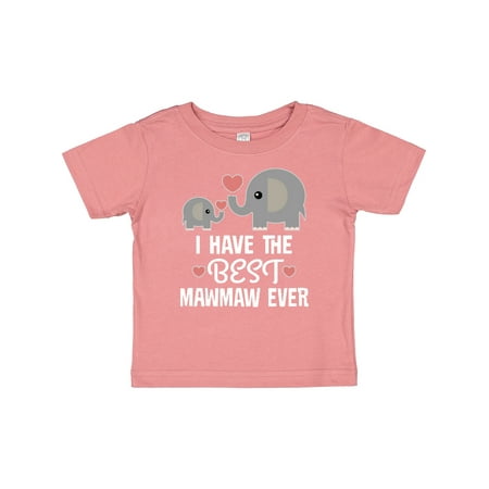 

Inktastic Best Mawmaw Ever Grandchild Gift Baby Boy or Baby Girl T-Shirt