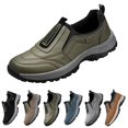 thumbnail image 4 of NOKIO Men's Hiking L𝗈afers Comfortable L𝗈w Top Sneakers Breathable S𝗅ip On Casual Shoes Wate𝗋proof Non-S𝗅ip Outdoor Walking Shoes Lightweight Soft Cushion Sport Shoes, 4 of 4