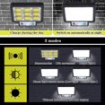 thumbnail image 4 of Luz de pared solar al aire libre Sensor de movimiento impermeable Lámpara de jardín al aire libre C Sywqhk Para estrenar, 4 of 9