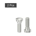 thumbnail image 3 of Knurled Thumb Screws, M6x16mm Flat Brass Bolts Grip Knobs, Nickel Plated 2Pack, 3 of 5