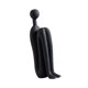 thumbnail image 5 of Colección de esculturas abstractas, artesanías artísticas, estatuas modernas de cerámica para estantes. Negro, 5 of 9