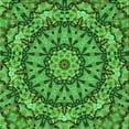 thumbnail image 1 of Ahgly Company Machine Washable Indoor Square Transitional Neon Green Area Rugs, 6' Square, 1 of 7